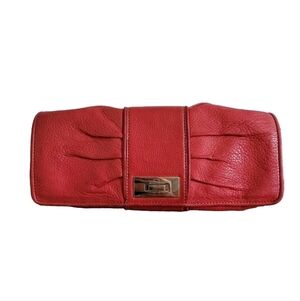 Liz Clairbone Red Leather Bag